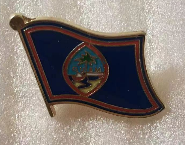 Guam Wavy Lapel Pin