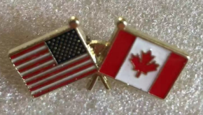 USA & Canada Friendship Lapel Pin