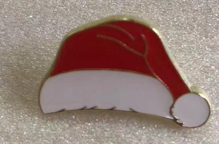 Santa Hat Lapel Pin