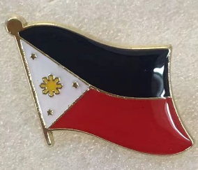 Philippines Wavy Lapel Pin