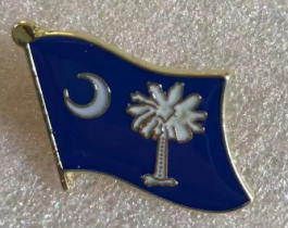 South Carolina Wavy Lapel Pin