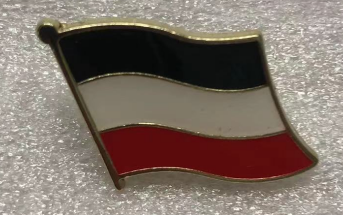 German Imperial Wavy Lapel Pin