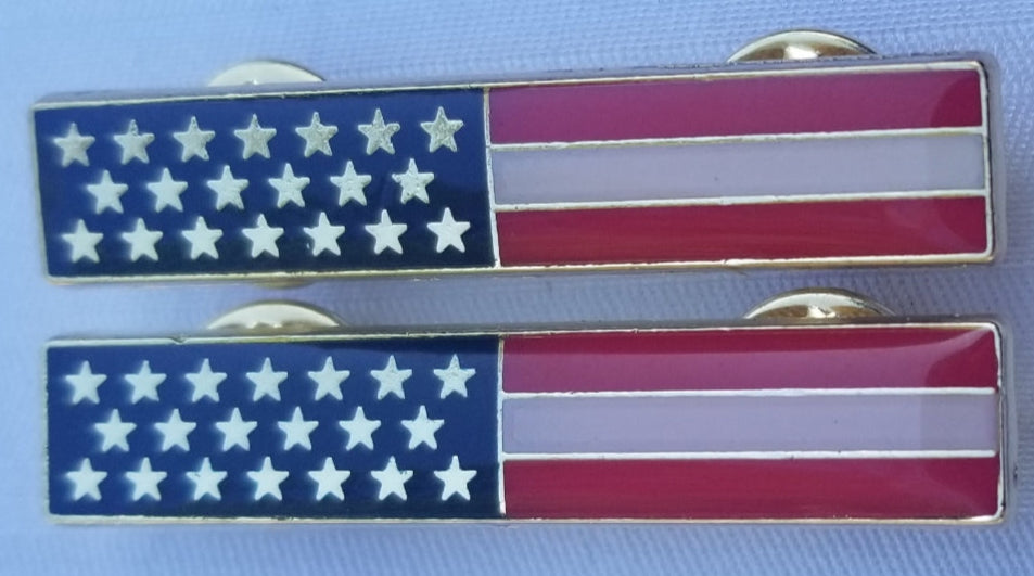 USA American Uniform Bar Lapel Pin Police Law Enforcement