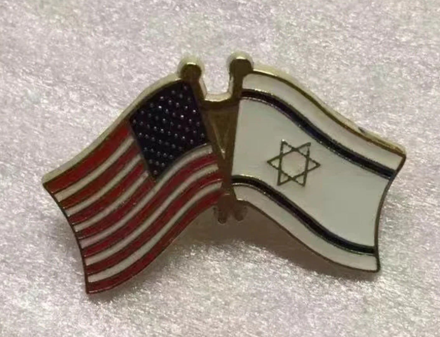 USA Israel Lapel Pin