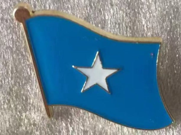 Somalia Wavy Lapel Pin