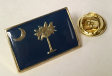 South Carolina Rectangle Lapel Pin