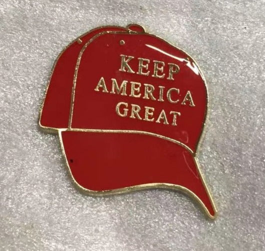 Keep America Great Red Cap Lapel Pin