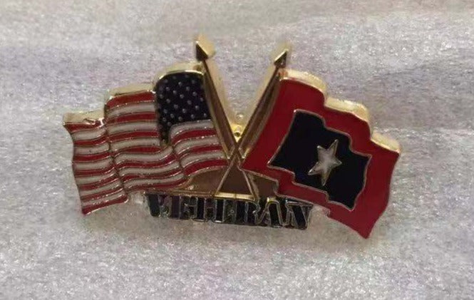 USA Service Star Veteran Lapel Pin