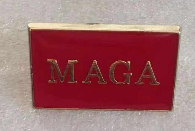 MAGA Trump Rectangle Lapel Pin