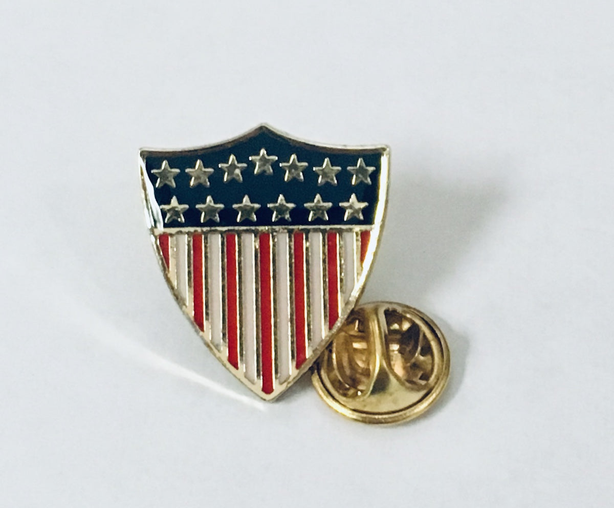USA American Shield Lapel Pin