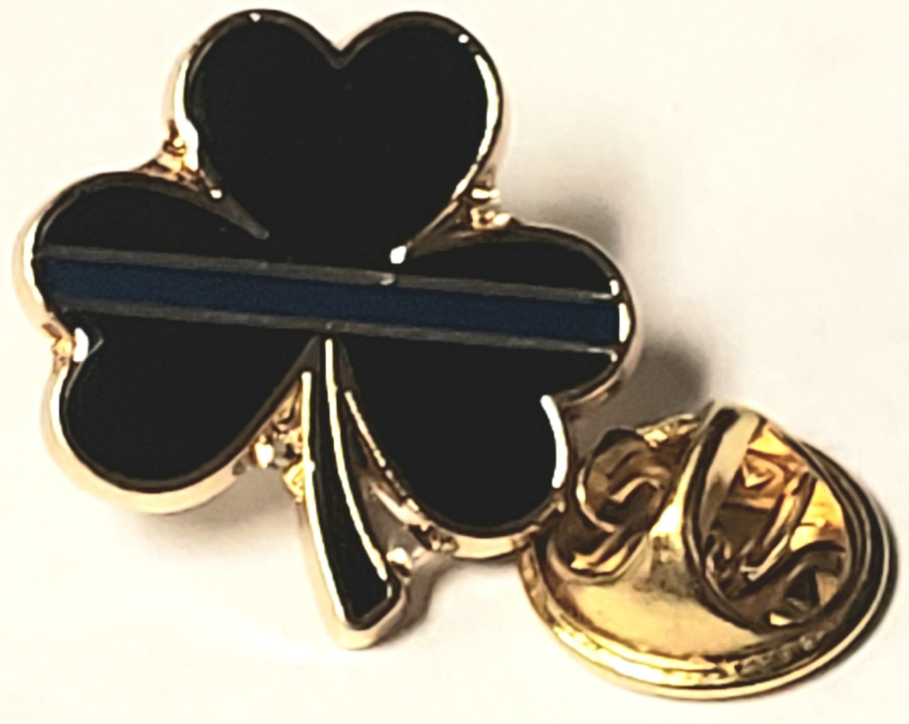 US Police Memorial Shamrock Lapel Pin