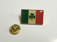 Ireland Shamrock Rectangle Lapel Pin Irish