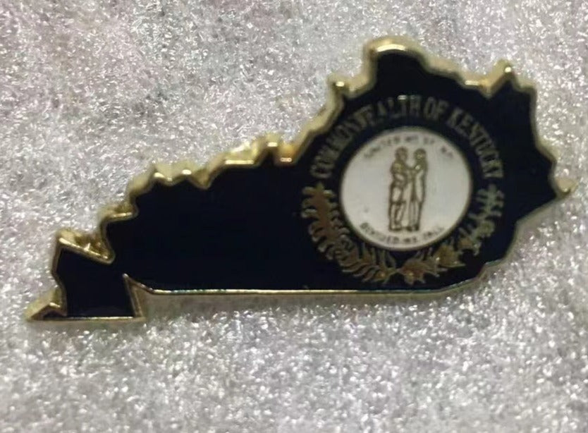 Kentucky State Map Lapel Pin