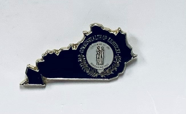Kentucky State Map Lapel Pin