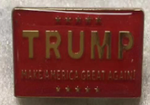 Trump MAGA Red Lapel Pin