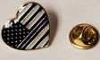 US Police Memorial Heart Lapel Pin