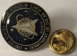 US Space Force Black Round Lapel Pin