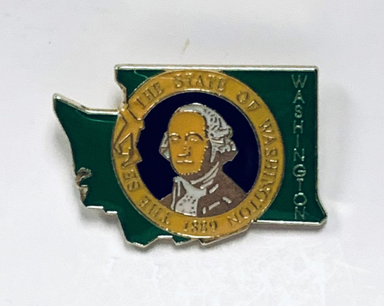 Washington State Map Lapel Pin