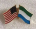 USA Sierra Leon Lapel Pin
