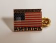 USA American God Bless America Lapel Pin