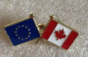 European Union & Canada Friendship Lapel Pin