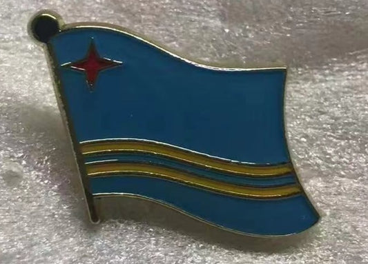 Aruba Wavy Lapel Pin