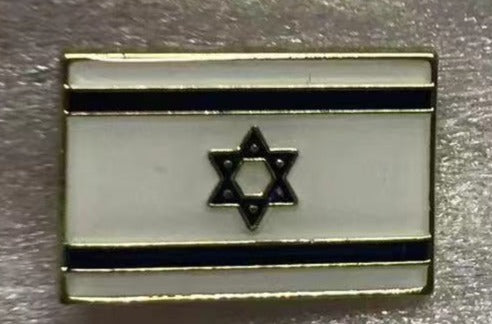 Israel Rectangle Lapel Pin