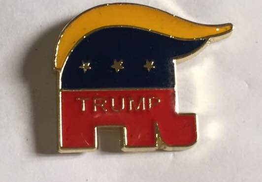 Trump GOP Elephant Lapel Pin