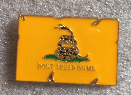 Gadsden Don't Tread On Me Distressed Lapel Pin