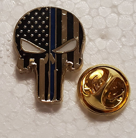 US Police Memorial Punisher Lapel Pin