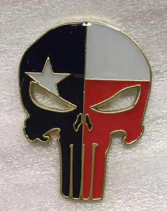 Texas Punisher Lapel Pin