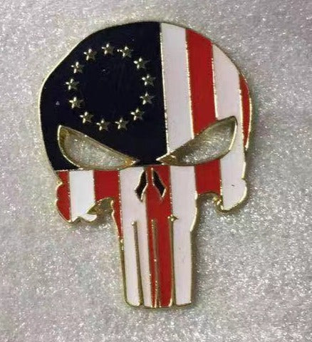 Betsy Ross Punisher Lapel Pin