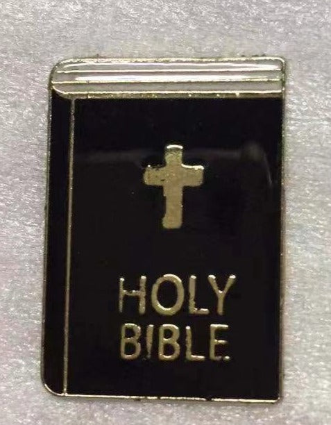 Bibe Pin Holy Bible Lapel Pin – PinsByTheDozen