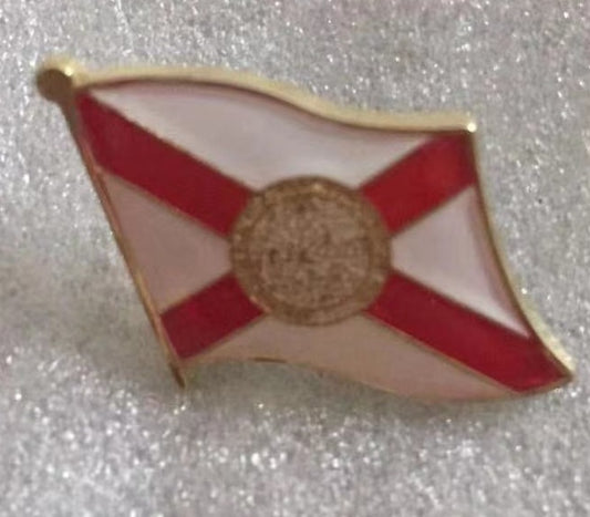 Florida Wavy Lapel Pin