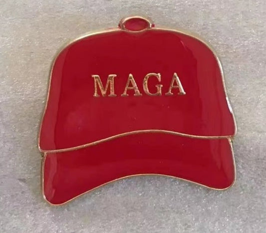 MAGA Trump Front Red Cap Lapel Pin