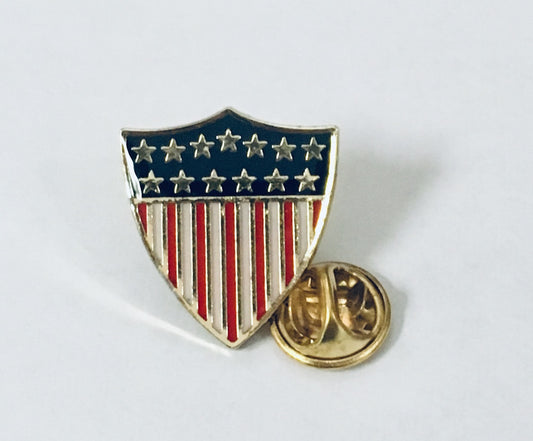 USA American Shield Lapel Pin