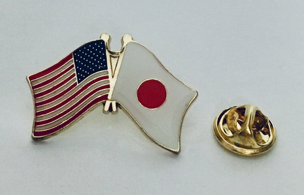USA Japan Friendship Flag Lapel Pin Japanese American – PinsByTheDozen