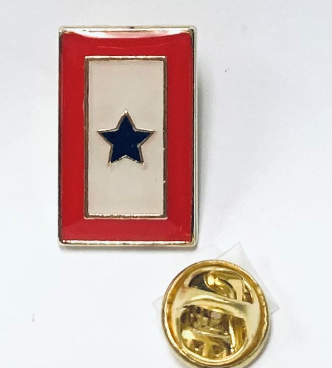 Service Star One Blue Star Lapel Pin – PinsByTheDozen