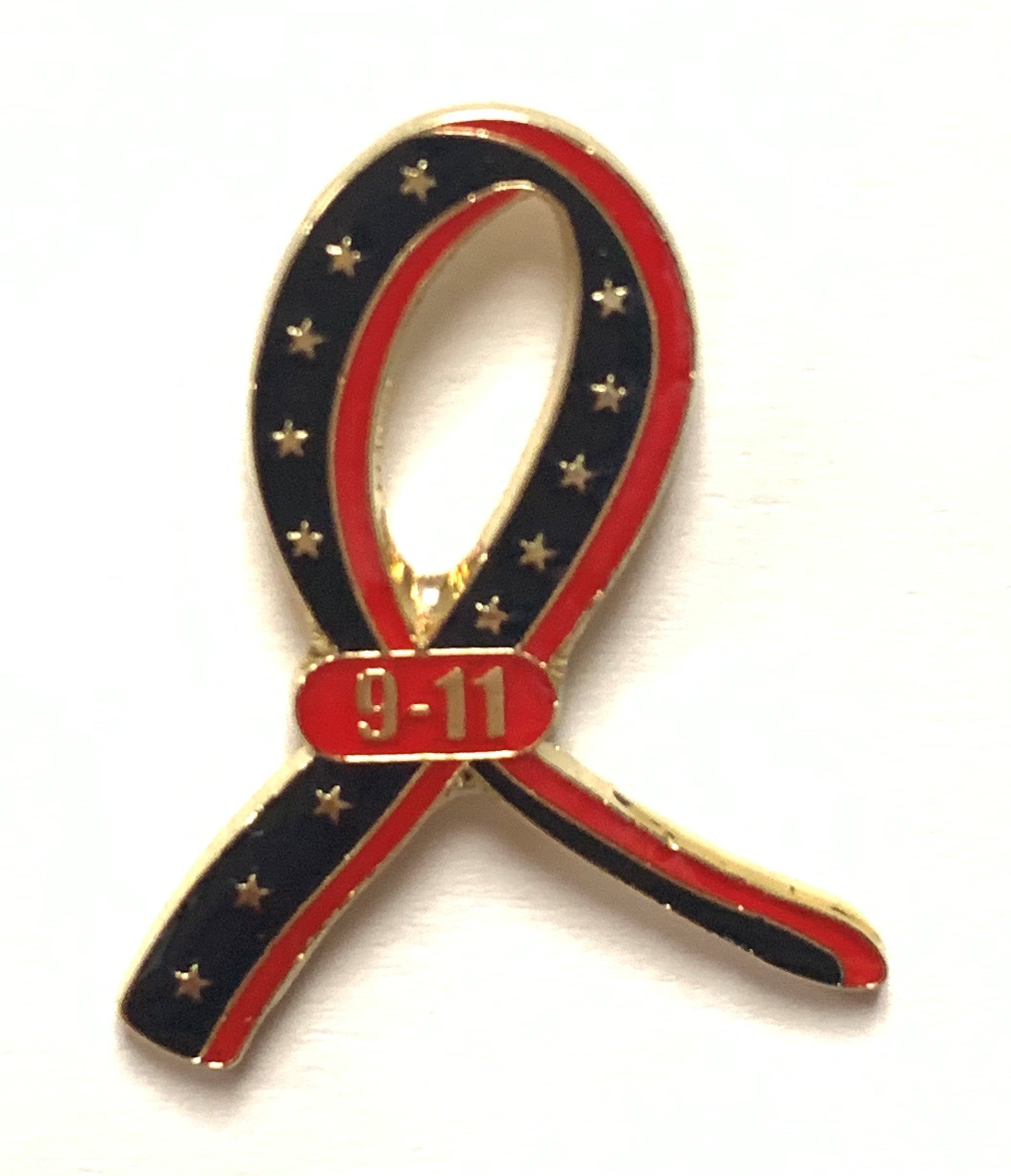911 USA Ribbon Lapel Pin – PinsByTheDozen
