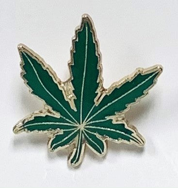 Marijuana Leaf Lapel Pin