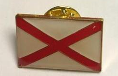 Alabama Rectangle Lapel Pin