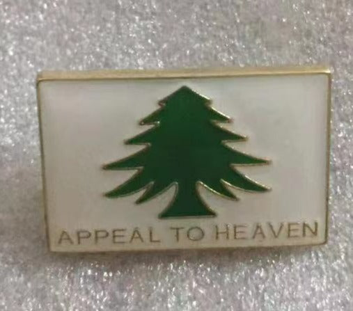An Appeal To Heaven Rectangle Lapel Pin
