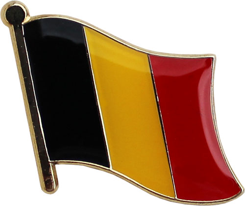Belgium Wavy Lapel Pin