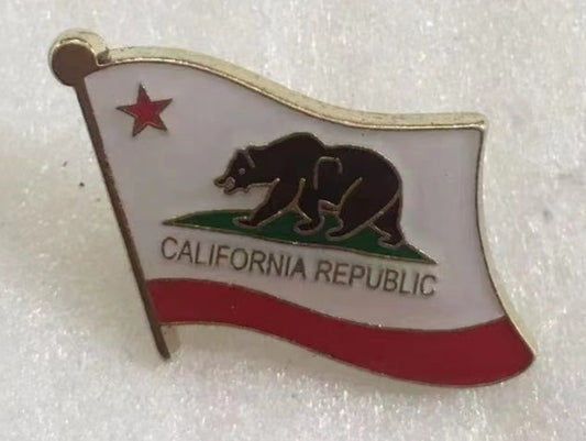 California Wavy Lapel Pin