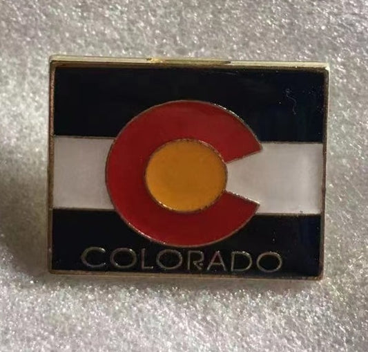 Colorado State Map Lapel Pin