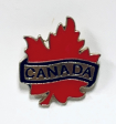 Canada Maple Leaf Banner Lapel Pin