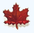 Canada Maple Leaf Metallic Lapel Pin