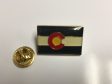 Colorado Rectangle Lapel Pin