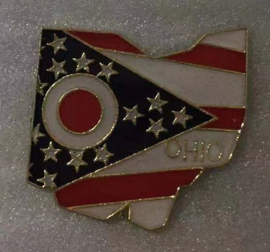 Oh Ridge Pin Ohio State Map Lapel Pin – PinsByTheDozen