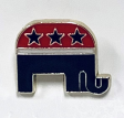 Republican Party Elephant Lapel Pin
